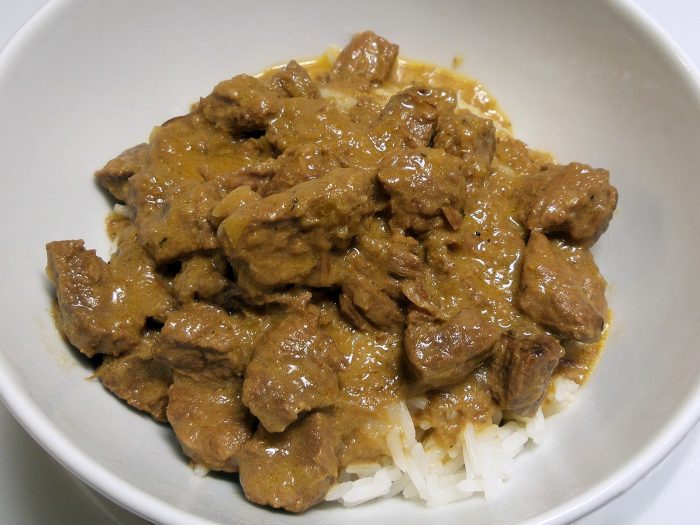 Beef stroganoff