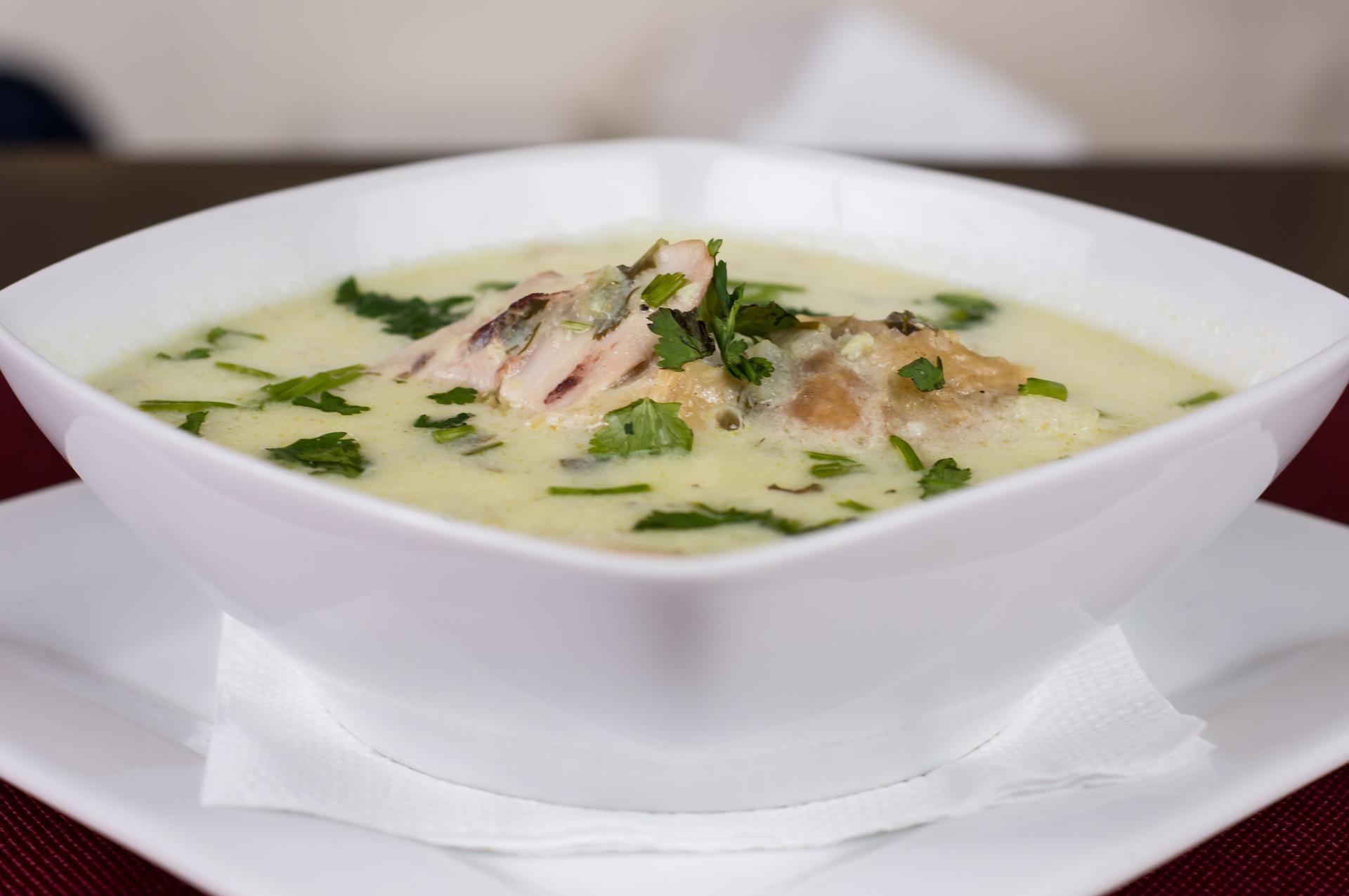 Bouillon, chicken and tarragon