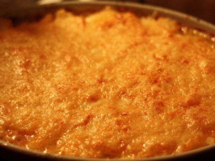 Real potatoes gratin