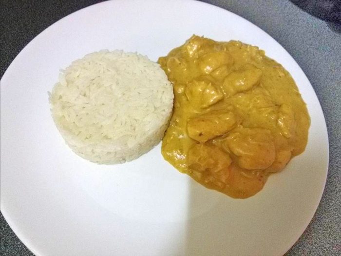 Chicken, coco and rice