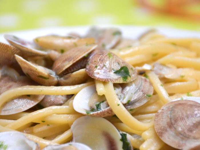 Tagliatelle with clams